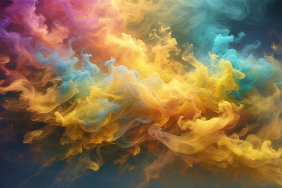 Captivating Iridescent Smoke for Creative Projects