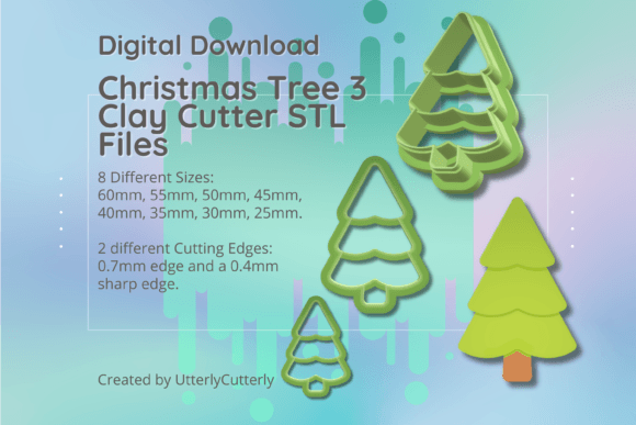 Clay Cutter STL File Christmas Tree 3-M Guide