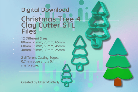 Clay Cutter STL File Christmas Tree 4- M: Optimizing Your Digital Fabrication Workflow