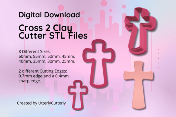 Clay Cutter STL File Cross 2- Christian: Technical Specifications and Application Guide