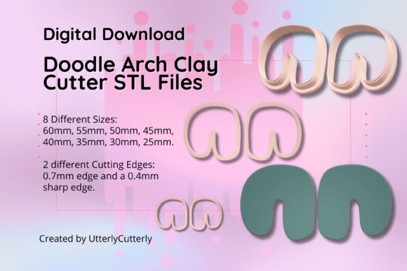Clay Cutter STL File Doodle Arch- Fun Ea: Strategic Asset for Makers