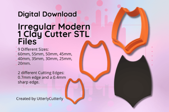 Clay Cutter STL File Irregular Modern 1: Integrating Digital Assets into Creative Production