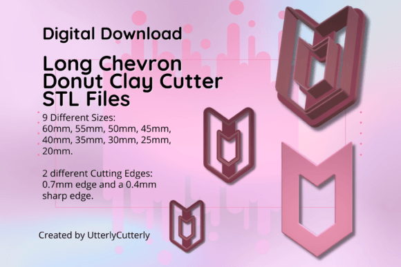 Clay Cutter STL File Long Chevron Donut: A Comprehensive Guide to Digital Geometric Tools