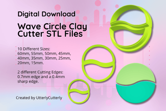 Clay Cutter STL File Wave Split Circle 1: A Practical Guide to Printing and Usage