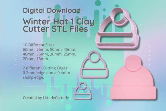 Clay Cutter STL File Winter Hat: Modern Integration for Digital Crafting Workflows