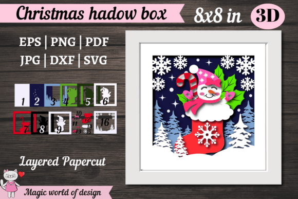 Creating a Charming Shadow Box Snowman with 3D Layered Paper