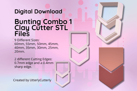Discover the Versatile Bunting Geometric Clay Cutters