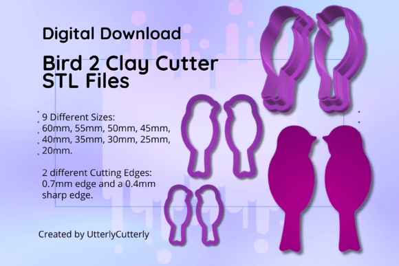 Evaluating the Clay Cutter STL File Bird 2 for Jewelry and Baking