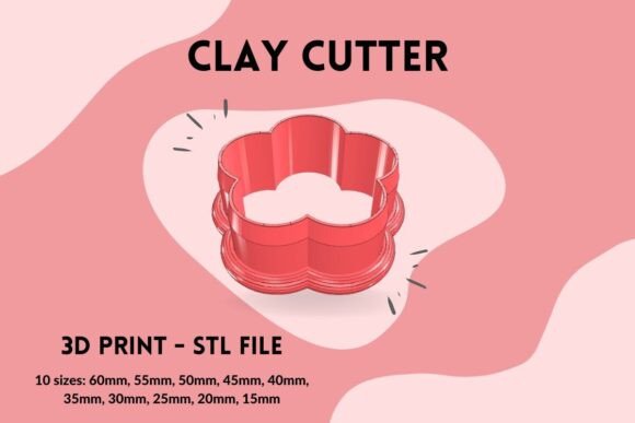 Evaluating the Flower Clay Cutter STL 3D Print File for Polymer Clay Projects