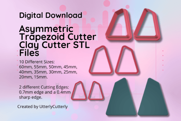 Explore Asymmetric Trapezoid Cutters for Unique Designs