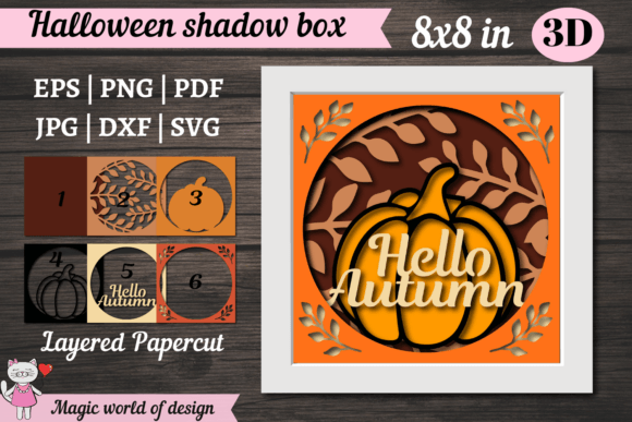 Explore the Versatility of 3D Fall SVG Shadow Box for Cricut