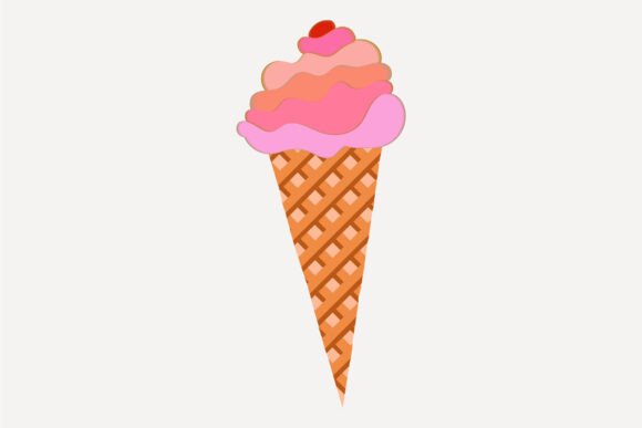 Ice Cream in Waffle Cone: A Creative Delight