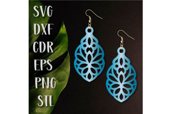 Unleash Your Creativity with Dangle Earrings SVG, Earrings Laser Cut