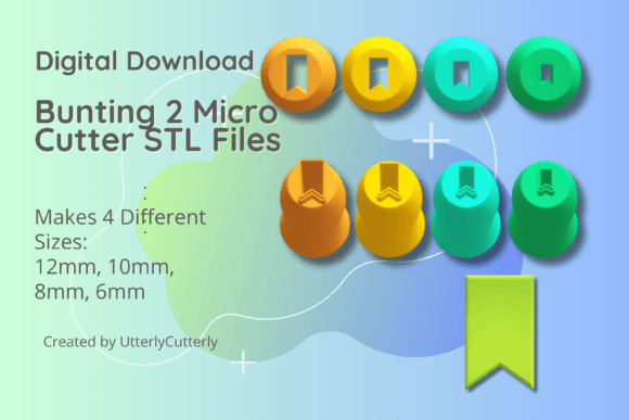 Unlock Your Creativity with the Clay Cutter STL File Bunting 2 Micro Cut
